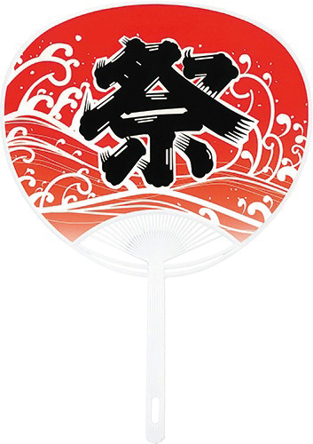 【夏季限定】うちわﾚｷﾞｭﾗｰ(赤祭) 100個（税抜き単価89円）