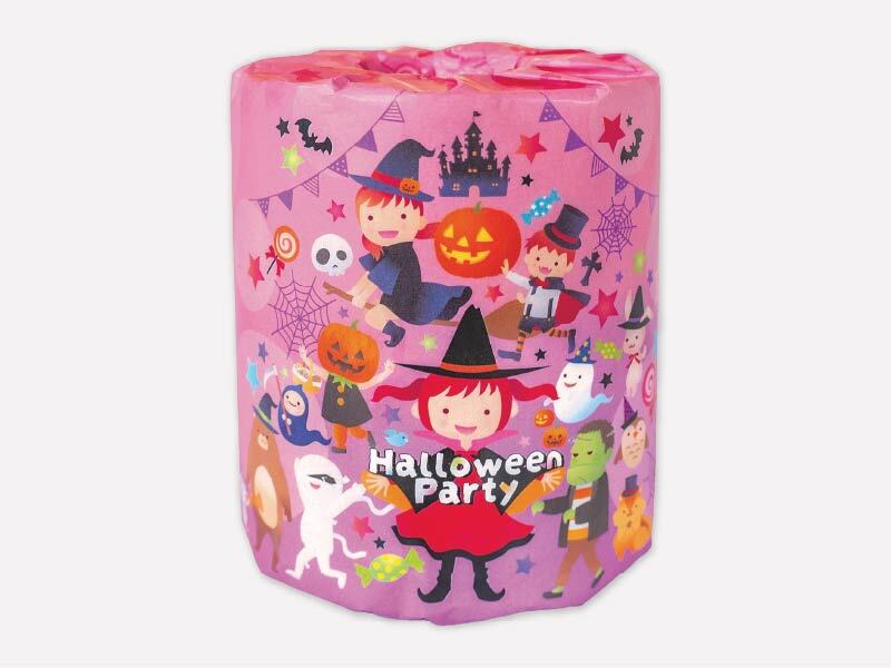 【秋限定】ﾊﾛｳｨﾝﾊﾟｰﾃｨｰ ﾄｲﾚｯﾄﾌﾟﾘﾝﾄﾛｰﾙﾀﾞﾌﾞﾙ(30m) 100個（税抜き単価70円）
