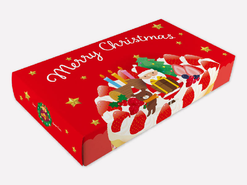 【ｸﾘｽﾏｽ】ｻﾝﾀｸﾛｰｽﾎﾞｯｸｽﾃｨｯｼｭ40W　100個（税抜き単価79円）