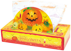 【秋限定】2026ﾊﾛｳｨﾝBOXﾃｨｯｼｭ120W 60個（税抜き単価118円）