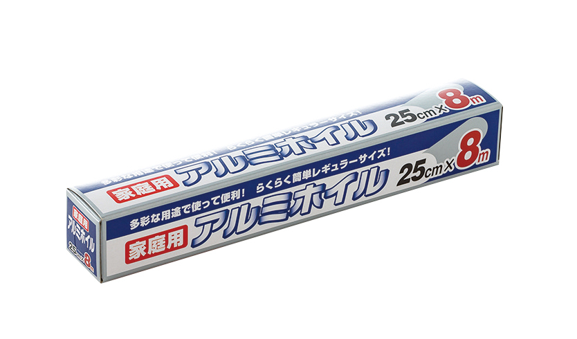 家庭用ｱﾙﾐﾎｲﾙ25cm×8m 120本（税抜き単価99円）
