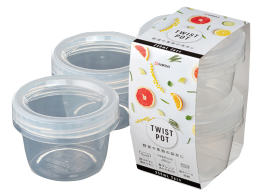 ﾂｲｽﾄﾎﾟｯﾄ250ml2個組（ｸﾘｱ）100組（税抜き単価99円）