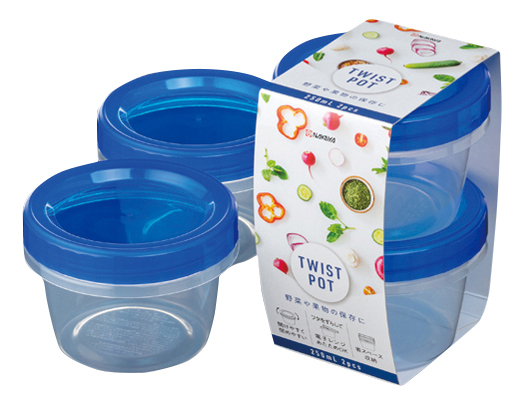 ﾂｲｽﾄﾎﾟｯﾄ250ml2個組（ﾌﾞﾙｰ）100組（税抜き単価99円）
