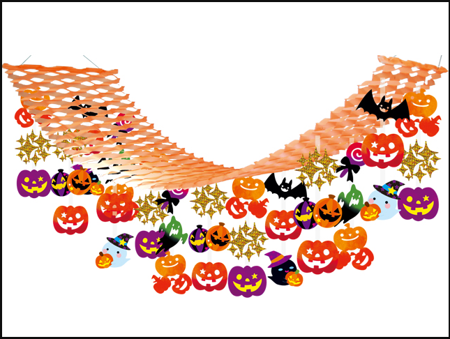 【ﾊﾛｳｨﾝ装飾】はろはろﾊﾛｳｨﾝPH  (税抜き単価2860円)