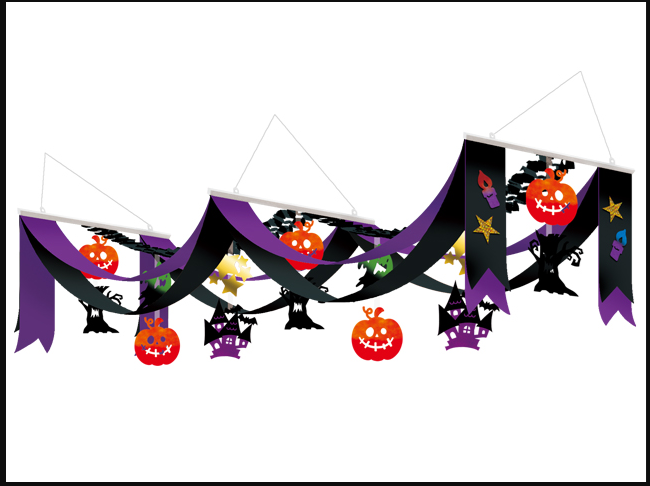 【ﾊﾛｳｨﾝ装飾】ｺﾞｰｽﾄﾊﾟｰﾃｨｰDXﾍﾟﾅﾝﾄ  (税抜き単価2897円)