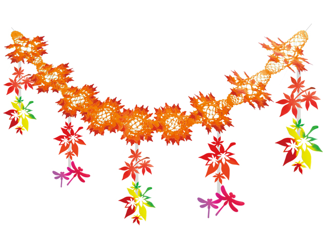 【秋装飾】優美紅葉ｶﾞｰﾗﾝﾄﾞ  (税抜き単価1180円)