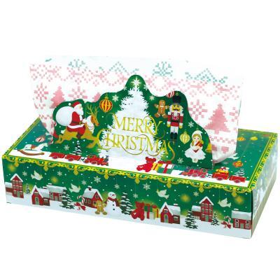 【ｸﾘｽﾏｽ】2026ｸﾘｽﾏｽﾃｨｯｼｭ120W　60個（税抜き単価128円）