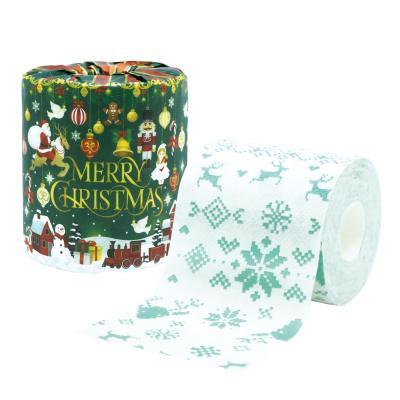 【ｸﾘｽﾏｽ】2026ｸﾘｽﾏｽﾌﾟﾘﾝﾄﾄｲﾚｯﾄﾛｰﾙﾀﾞﾌﾞﾙ(27.5ｍ)　100個（税抜き単価84円）