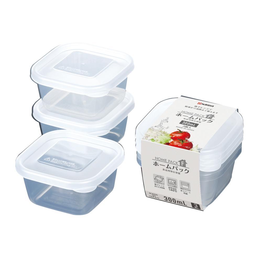 ﾎｰﾑﾊﾟｯｸ300ml3個組（ｸﾘｱ）120組（税抜き単価99円）