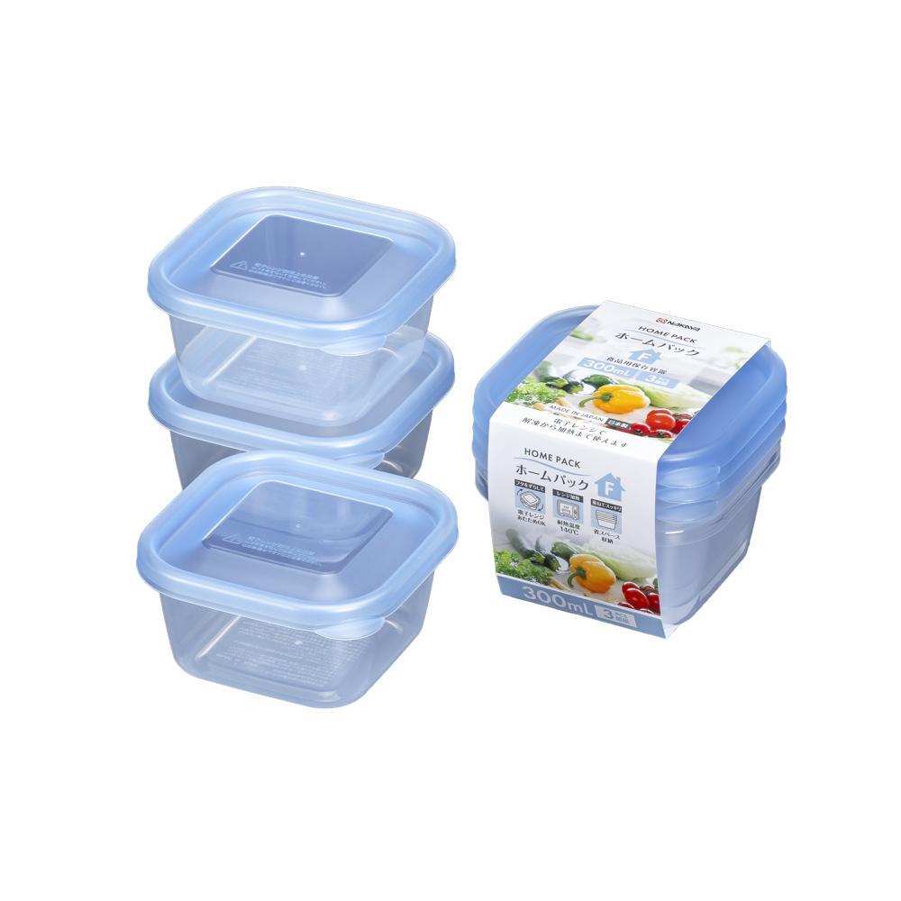 ﾎｰﾑﾊﾟｯｸ300ml3個組（ﾌﾞﾙｰ）120組（税抜き単価99円）