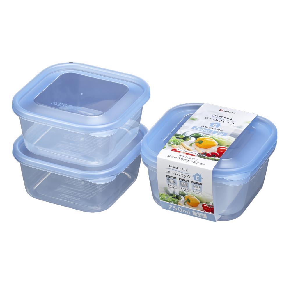 ﾎｰﾑﾊﾟｯｸ750ml2個組（ﾌﾞﾙｰ）80組（税抜き単価99円）