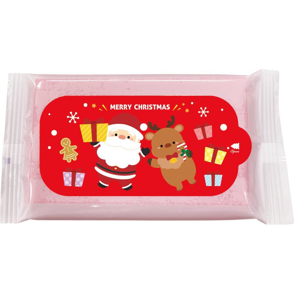 【ｸﾘｽﾏｽ】ｻﾝﾀさんｶﾗｰｳｴｯﾄﾃｨｯｼｭ8枚 400個（税抜き単価45円）