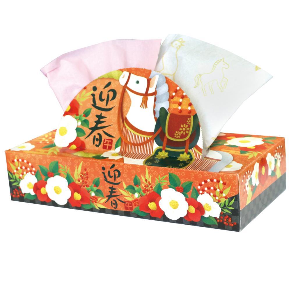 【年末年始】2026干支ﾃｨｯｼｭ120W 60個（税抜き単価118円）